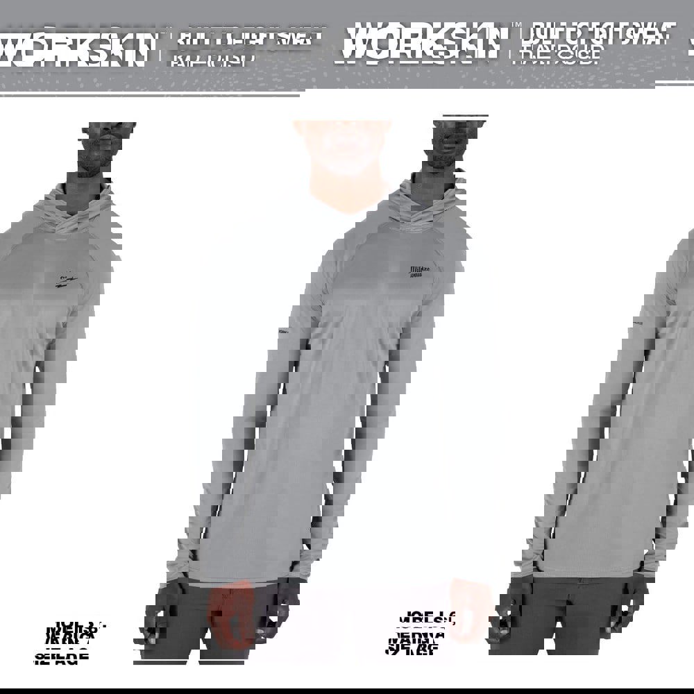 Shirts; Garment Style: Long Sleeve; Hooded ; Garment Type: Lightweight ; Size: Small ; Color: Gray ; Material: Polyester ; Chest Size (Inch): 34-36